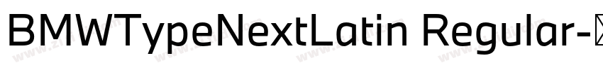 BMWTypeNextLatin Regular字体转换